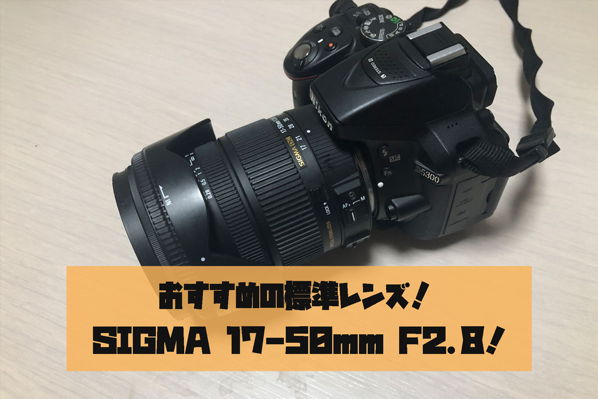 SIGMA「17-50mm F2.8」のレビュー！コスパ最強のF2.8通し標準レンズ 