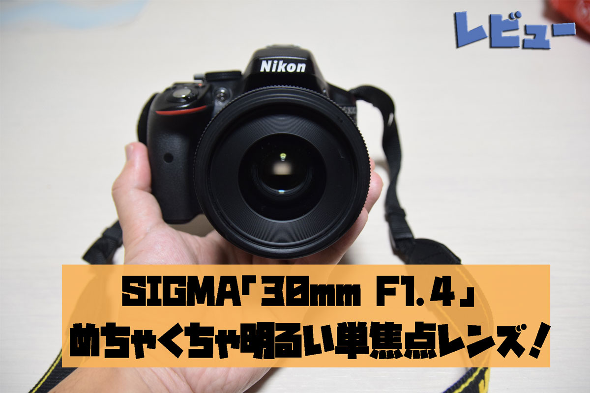 SIGMA「30mm F1.4 DC HSM ART」：明るい単焦点レンズ！【レビュー